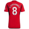 Maillot de Supporter Manchester United Bruno Fernandes 8 Domicile 2023-24 Pour Homme
